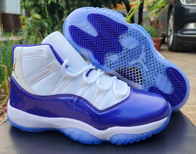 Air Jordan 11 Retro 2024 White Purple - Click Image to Close